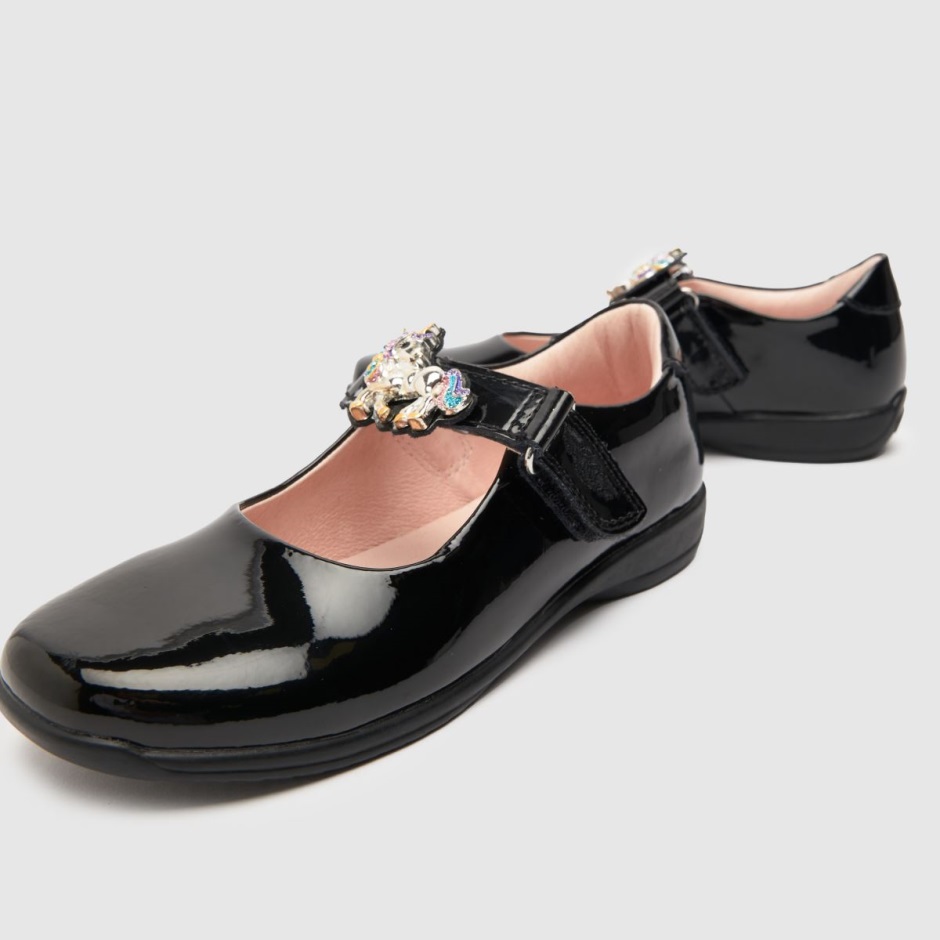 Dr Martens Schweiz Zürich Black Lelli Kelly Bella 2 Patent Girls Junior Shoes