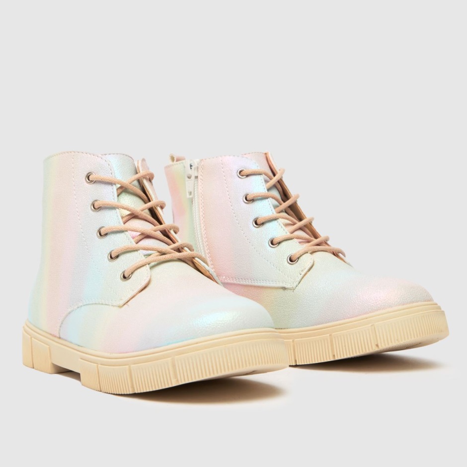 Dr Martens Schweiz Zürich Multi Schuh Chant Lace Up Girls Junior Boots