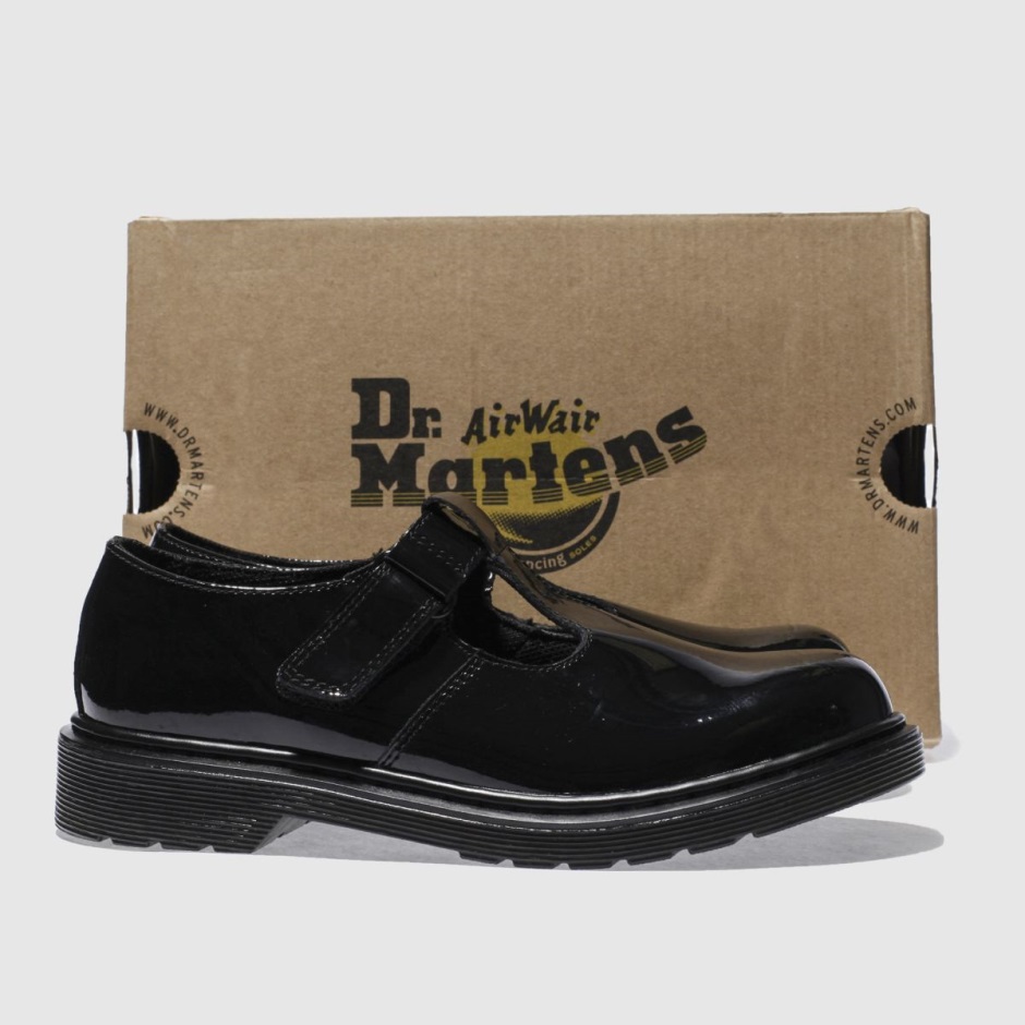 Dr Martens Schweiz Zürich Black Dr Martens Ailis Girls Youth Shoes
