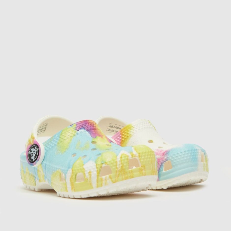 Weiß-gelb Dr Martens Schweiz Crocs Classic Clog Mädchen Kleinkind Sandalen