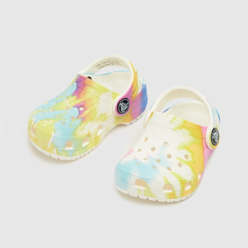 Weiß-gelb Dr Martens Schweiz Crocs Classic Clog Mädchen Kleinkind Sandalen