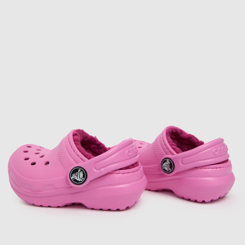 Crocs Classic Lined Clog Mädchen Kleinkind Sandalen Pink Dr Martens Schweiz