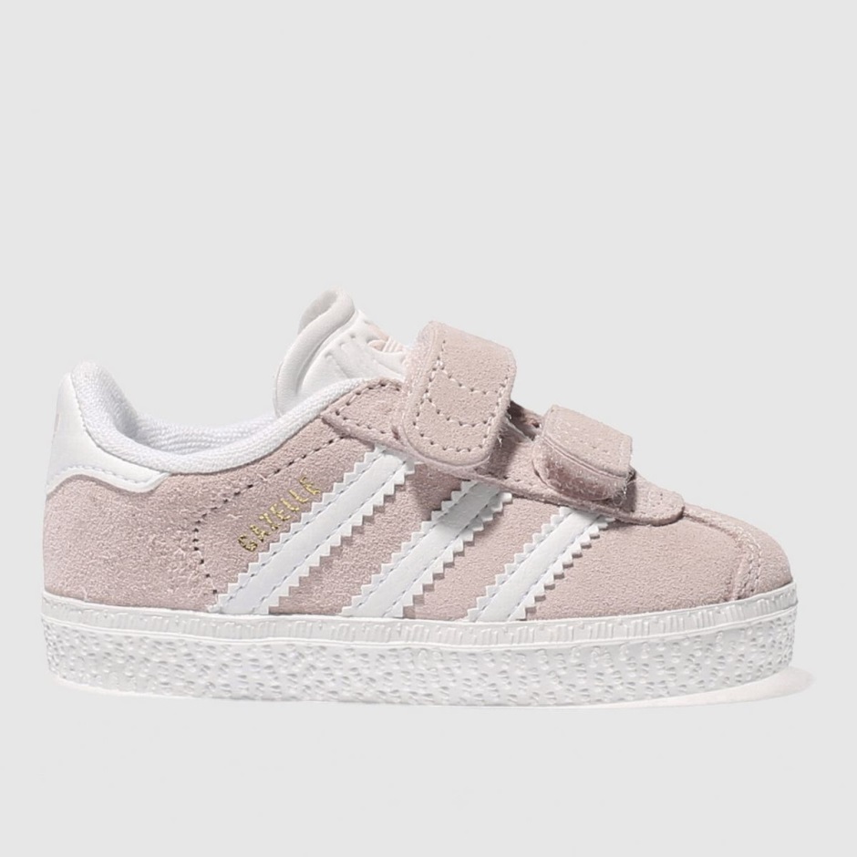 Pale Pink Dr Martens Schweiz Adidas Gazelle Girls Toddler Trainers