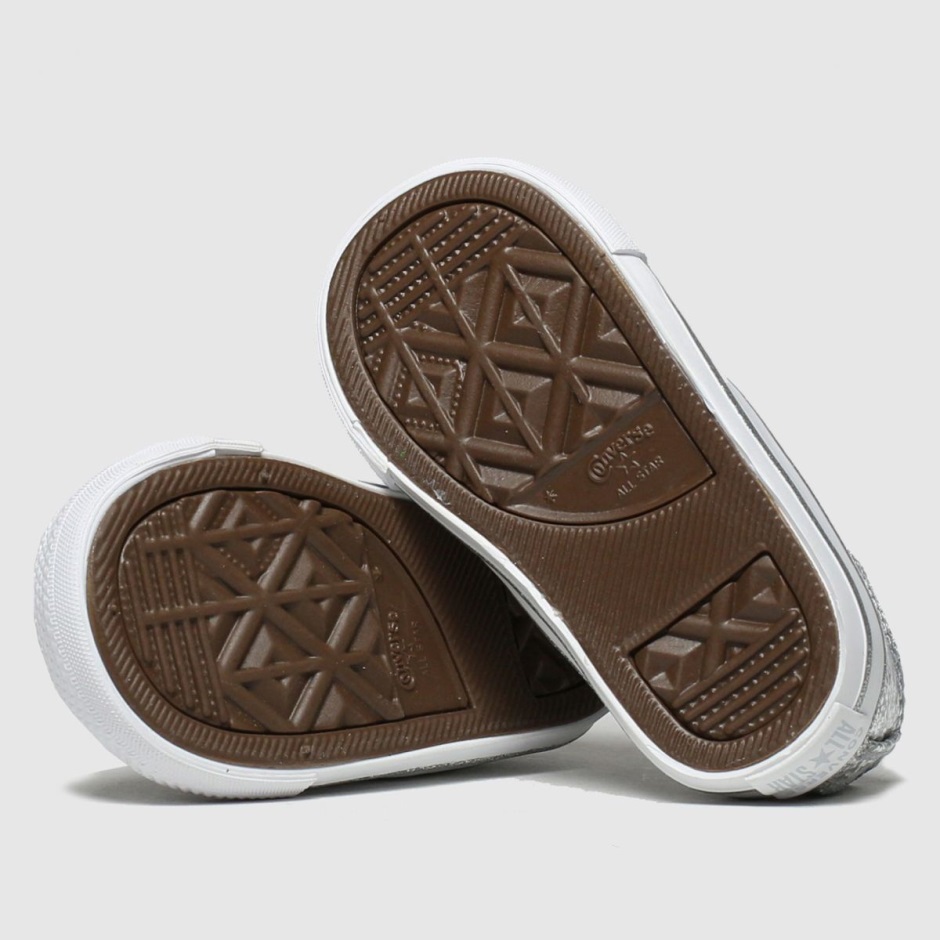 Silber Dr Martens Schweiz Converse All Star Lo Glitter Mädchen Kleinkind Turnschuhe