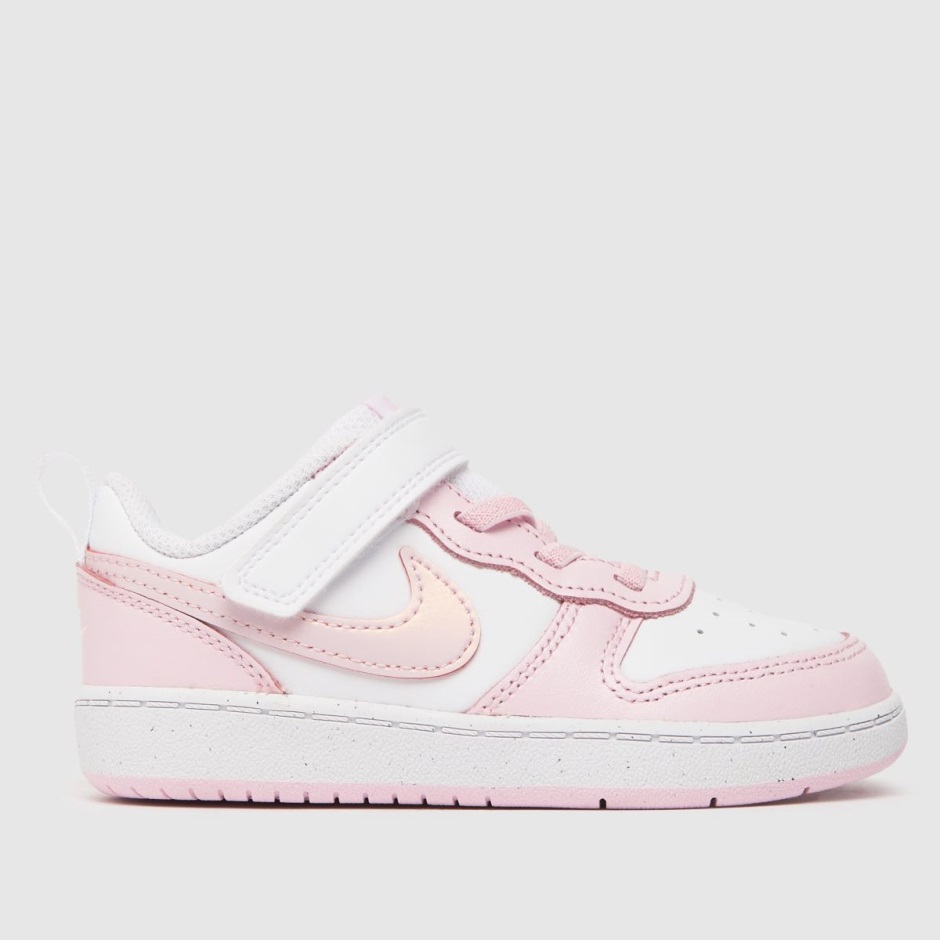 Weiß-pink Nike Court Borough Low 2 Mädchen Kleinkind Turnschuhe Dr Martens Schweiz