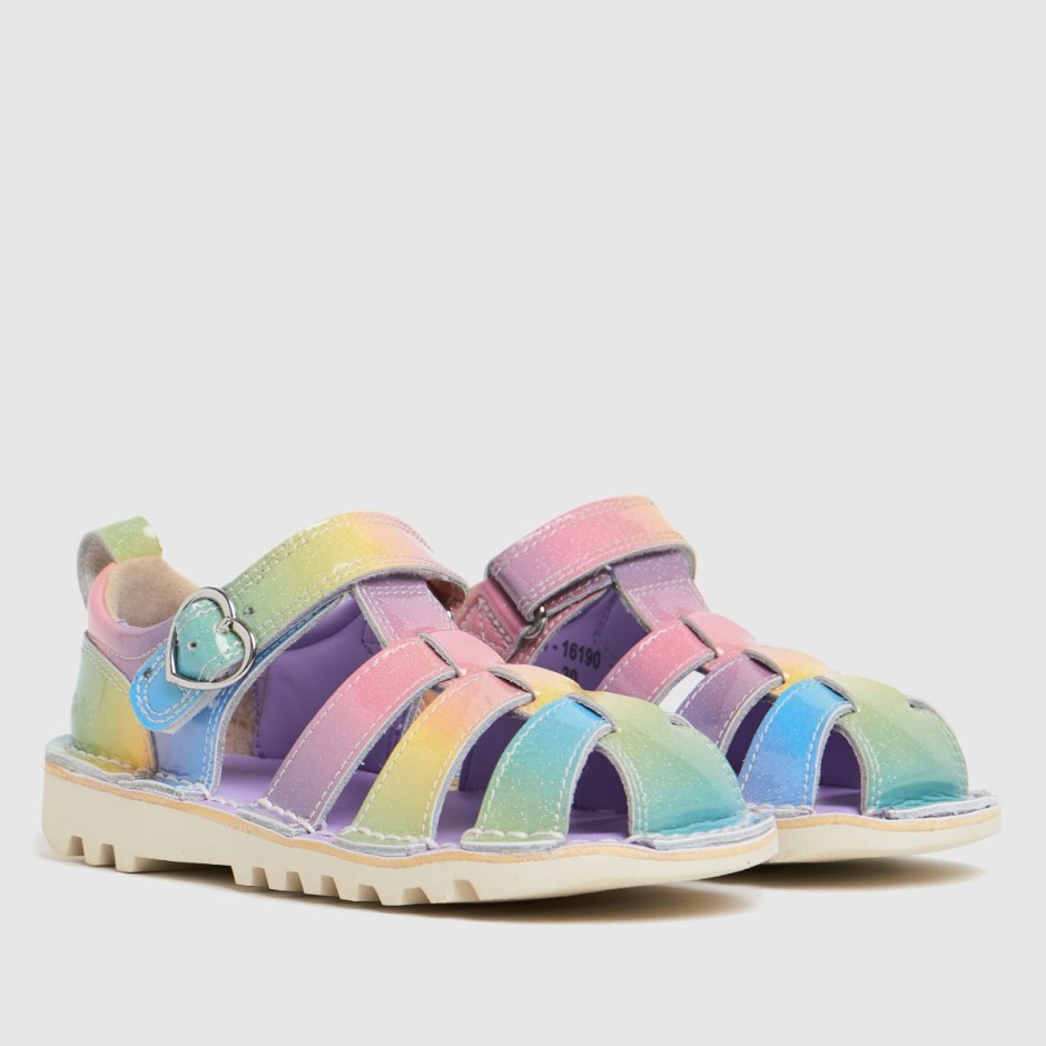 Multi Kickers Sandale Rainbow Mädchen Kleinkind Sandalen Dr Martens Schweiz