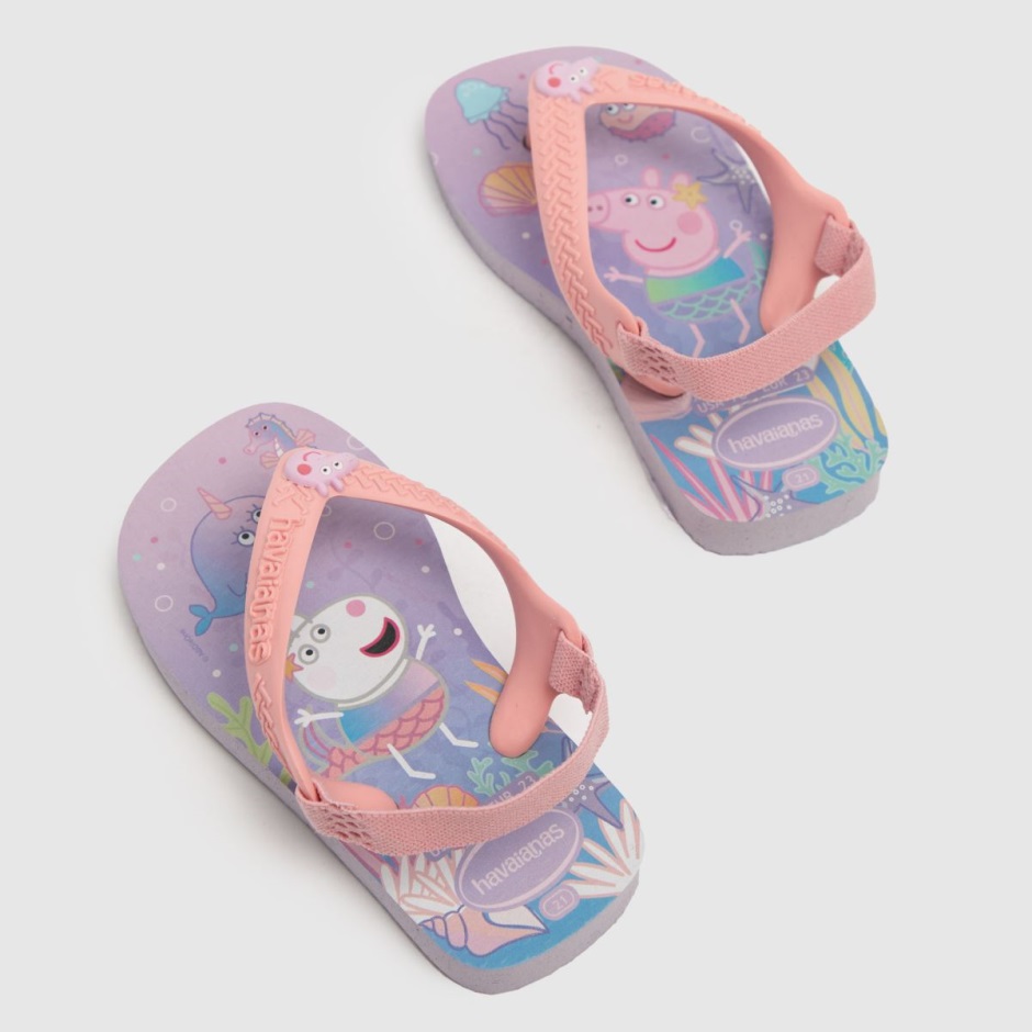 Dr Martens Schweiz Zürich Havaianas Baby Peppa Pig Girls Baby Sandals Lilac
