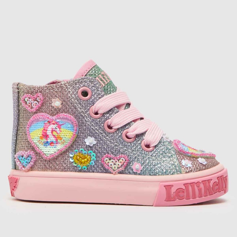 Rosa Lelli Kelly Unicorn Baby Mid Mädchen Junior Turnschuhe Dr Martens Schweiz