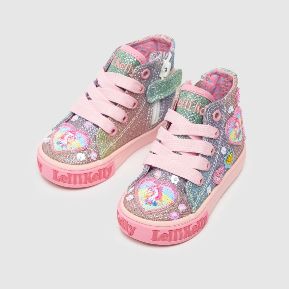 Rosa Lelli Kelly Unicorn Baby Mid Mädchen Junior Turnschuhe Dr Martens Schweiz