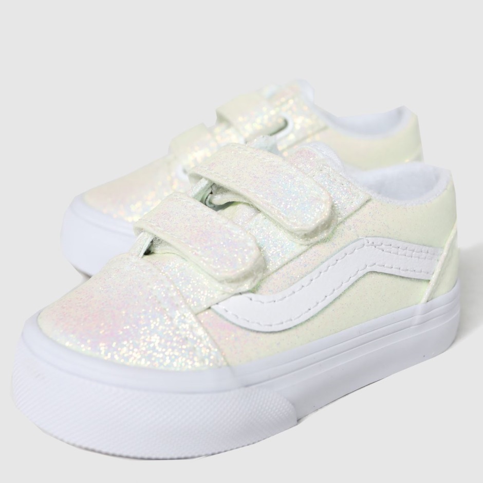Vans Old Skool V Uv Glitter Girls Toddler Trainers Dr Martens Schweiz Zürich Pale Pink