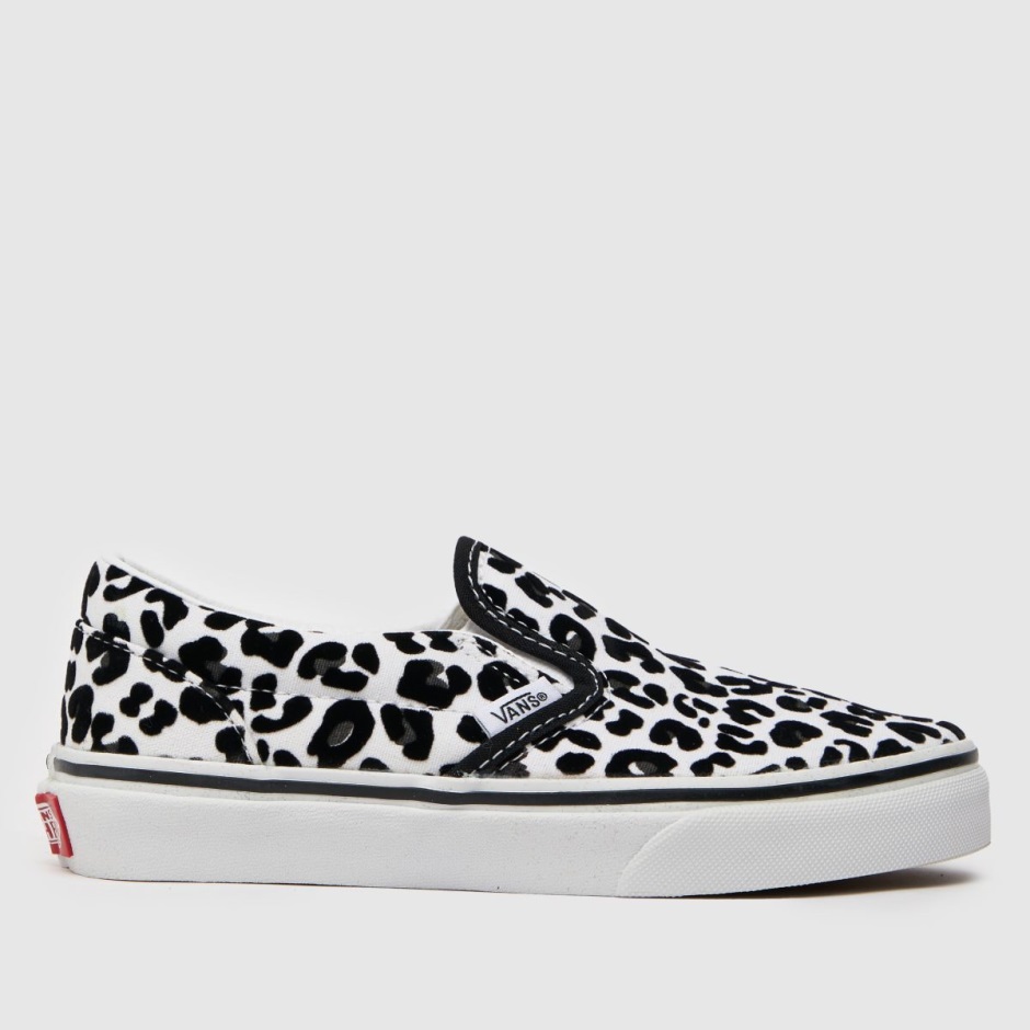 Dr Martens Schweiz Zürich Weiß-schwarz Vans Classic Slip-on Leo Mädchen Junior Turnschuhe