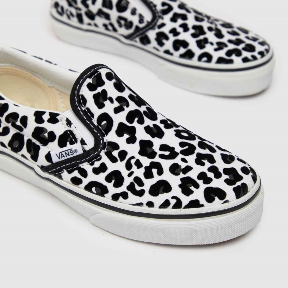 Dr Martens Schweiz Zürich Weiß-schwarz Vans Classic Slip-on Leo Mädchen Junior Turnschuhe