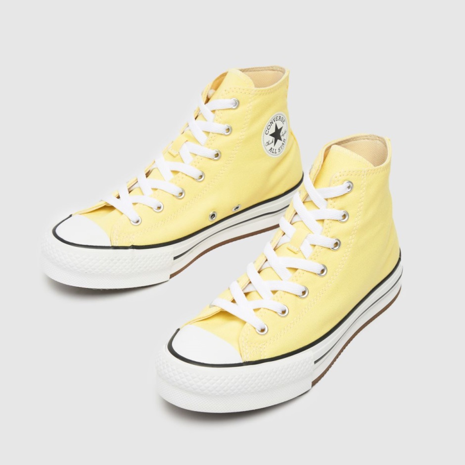 Gelb Converse All Star Eva Lift Hi Mädchen Jugendtrainer Dr Martens Schweiz