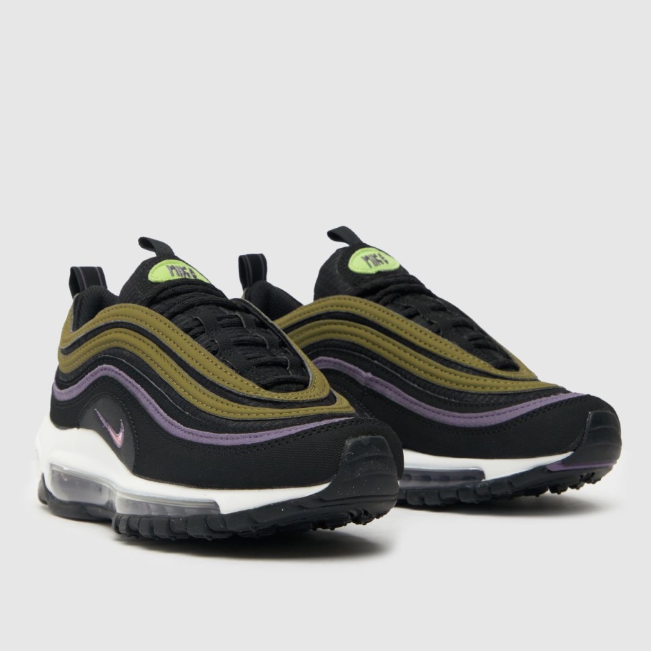 Schwarz-pink Dr Martens Schweiz Nike Air Max 97 Mädchen Jugend Trainer