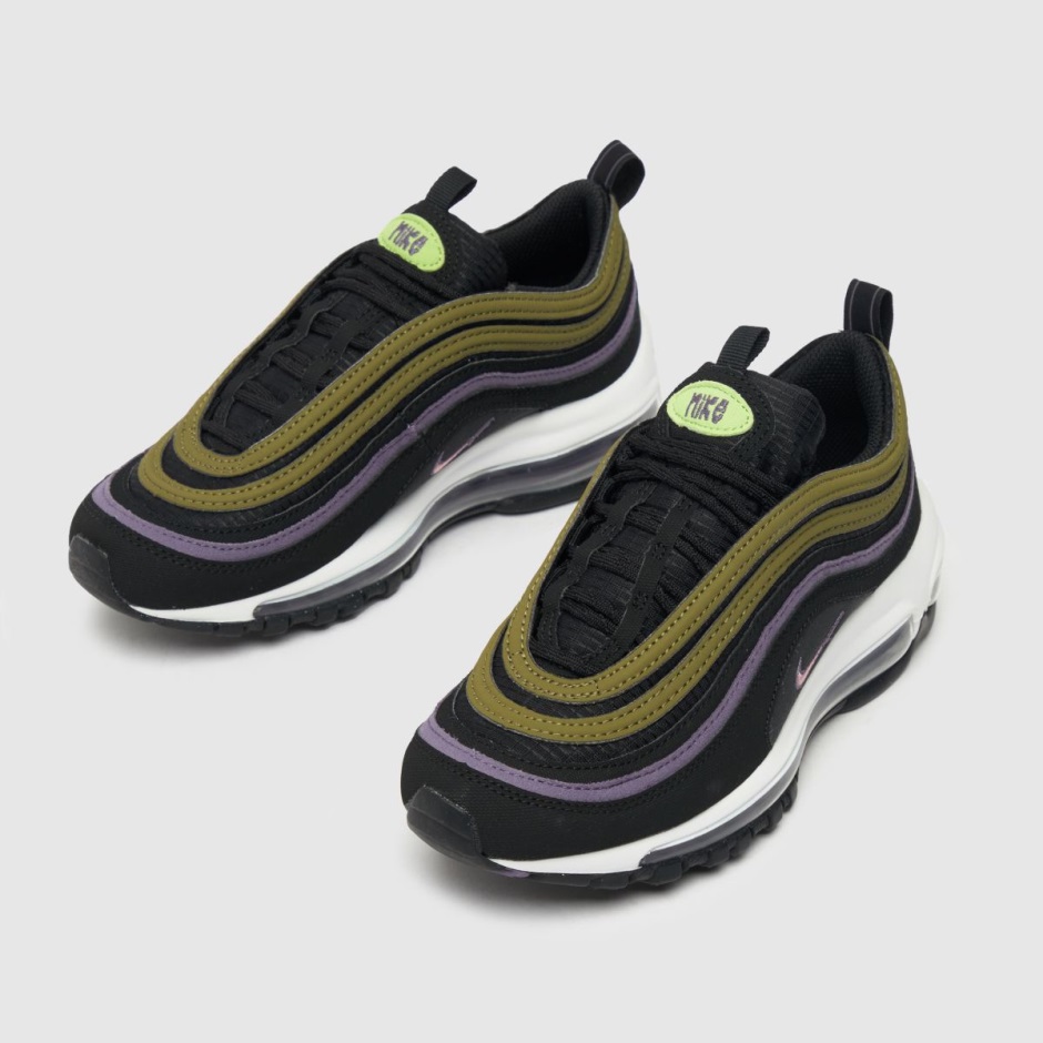 Schwarz-pink Dr Martens Schweiz Nike Air Max 97 Mädchen Jugend Trainer