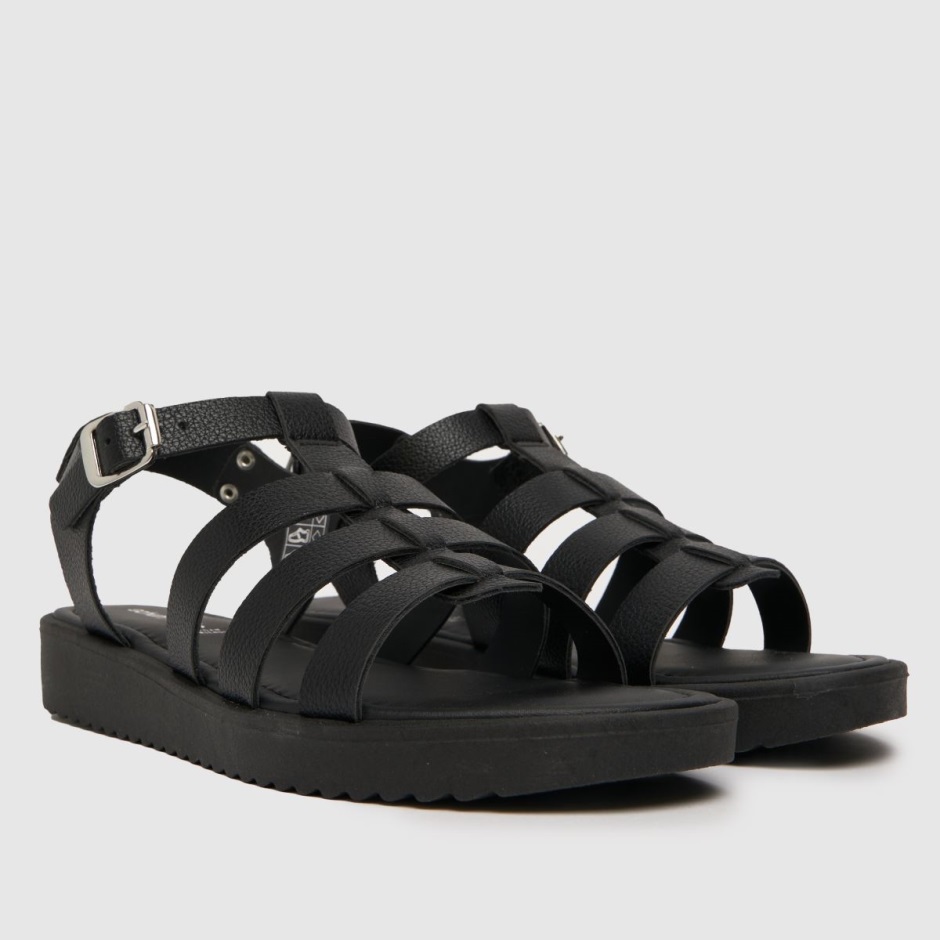 Schwarz Dr Martens Schweiz Schuh Truth Riemchensandalen Für Mädchen Und Jugendliche