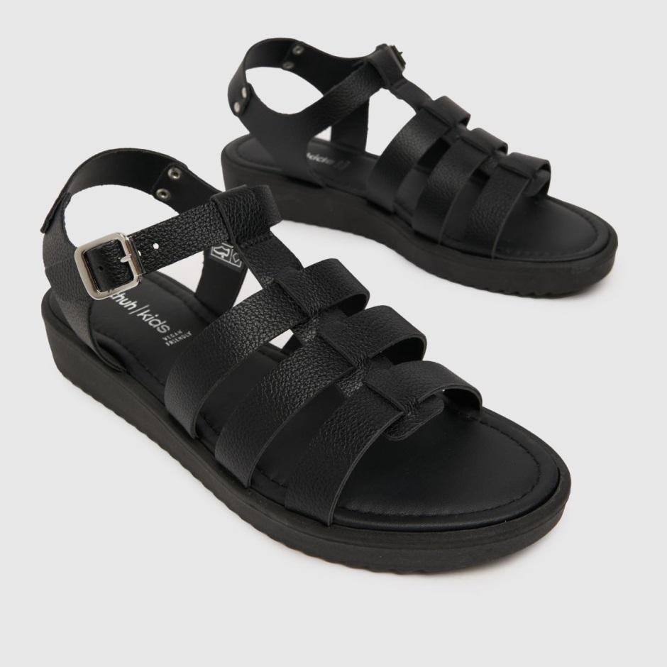 Schwarz Dr Martens Schweiz Schuh Truth Riemchensandalen Für Mädchen Und Jugendliche
