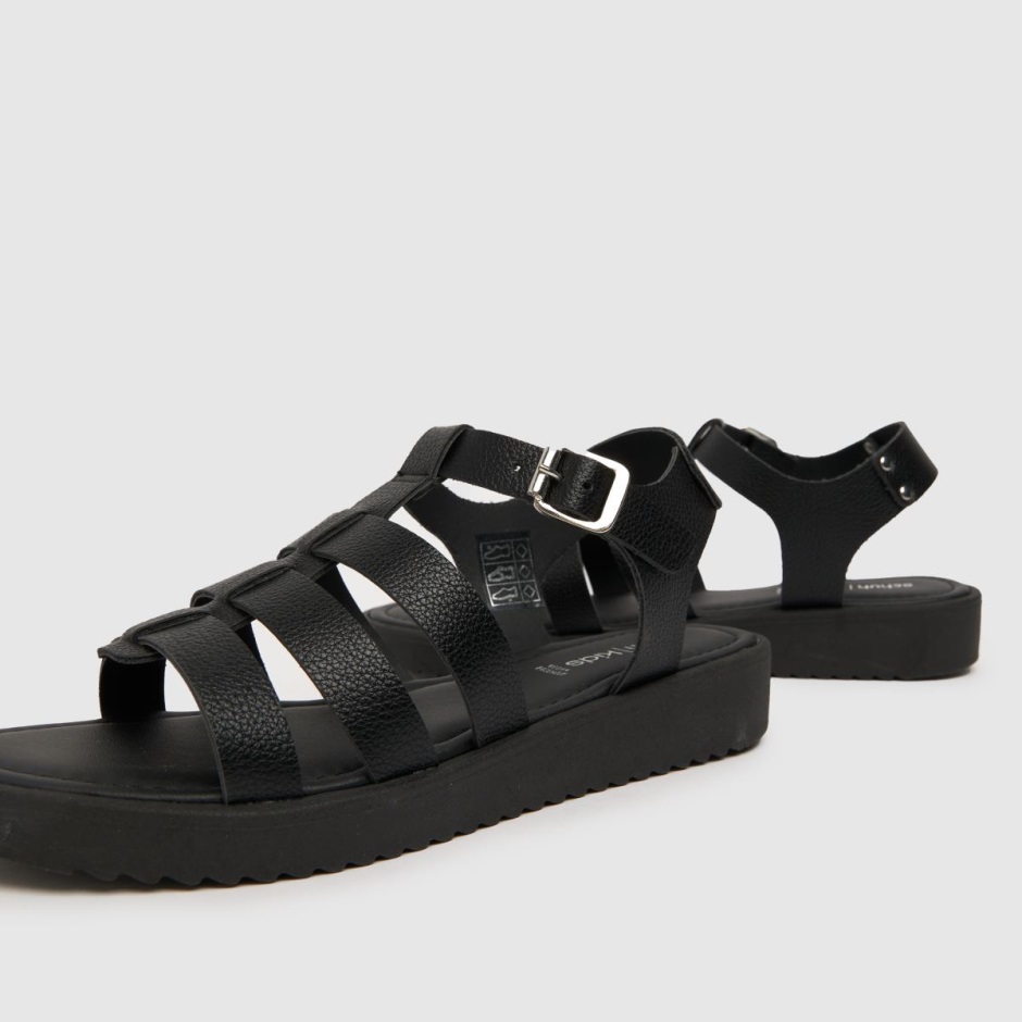 Schwarz Dr Martens Schweiz Schuh Truth Riemchensandalen Für Mädchen Und Jugendliche