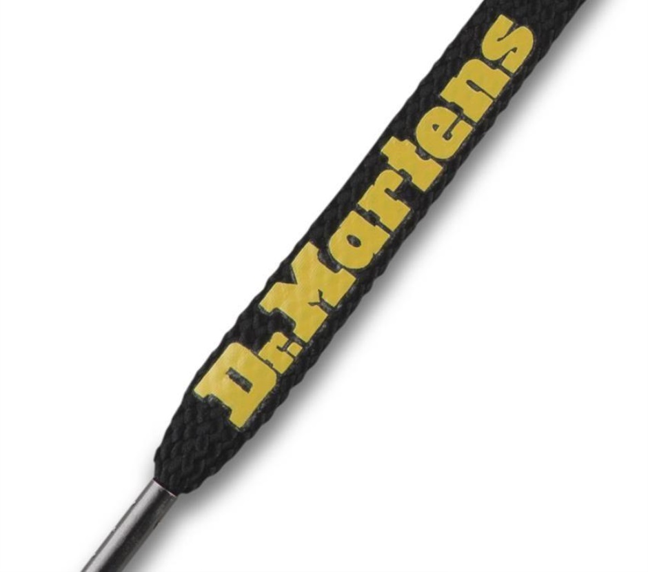 140 Cm Schwarz Gelb Logo Dr Martens Schweiz 140 Cm Logo Flache Schnürsenkel