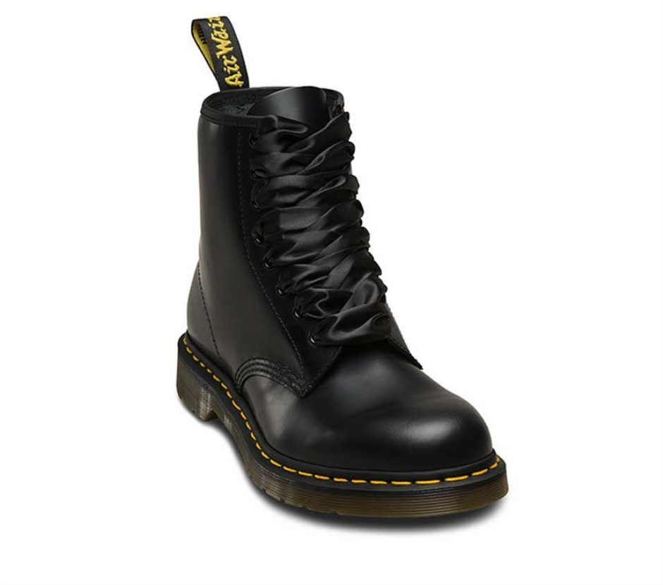 Schwarz Dr Martens Schweiz 140cm Band Schnürsenkel (8-10 Loch)