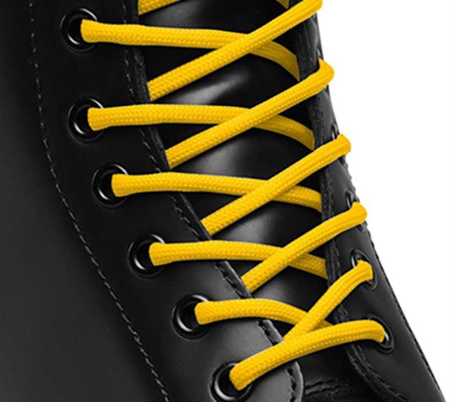 Dr Martens Schweiz Zürich 140cm Round Laces (8-10 Eye) Yellow Round