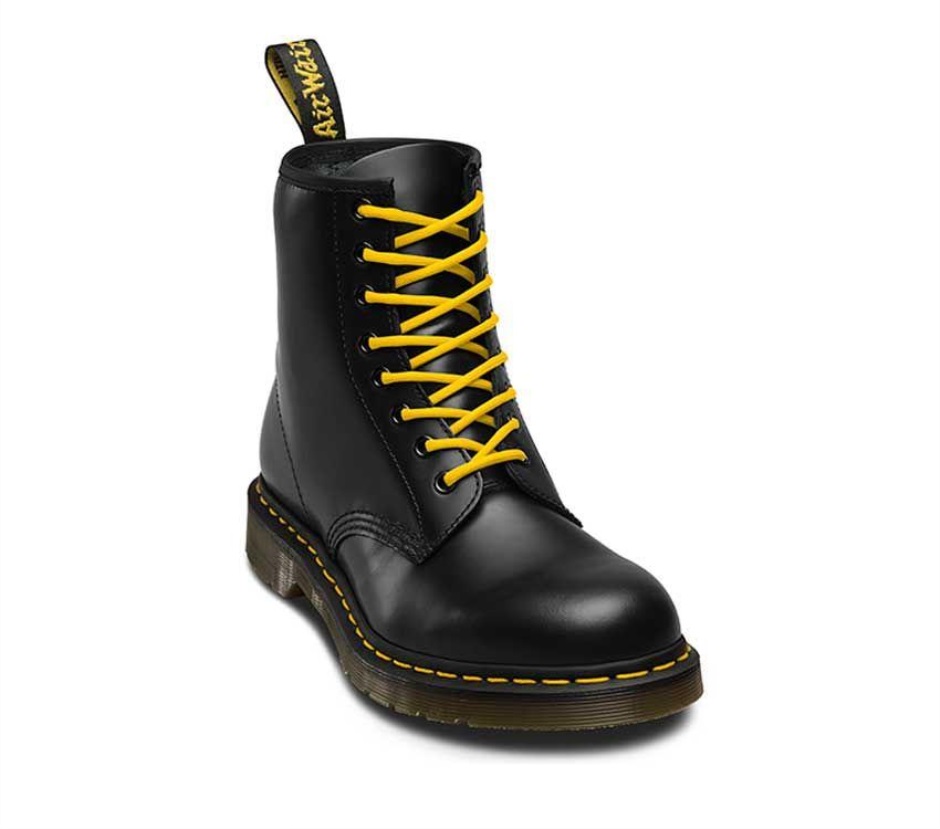 Dr Martens Schweiz Zürich 140cm Round Laces (8-10 Eye) Yellow Round