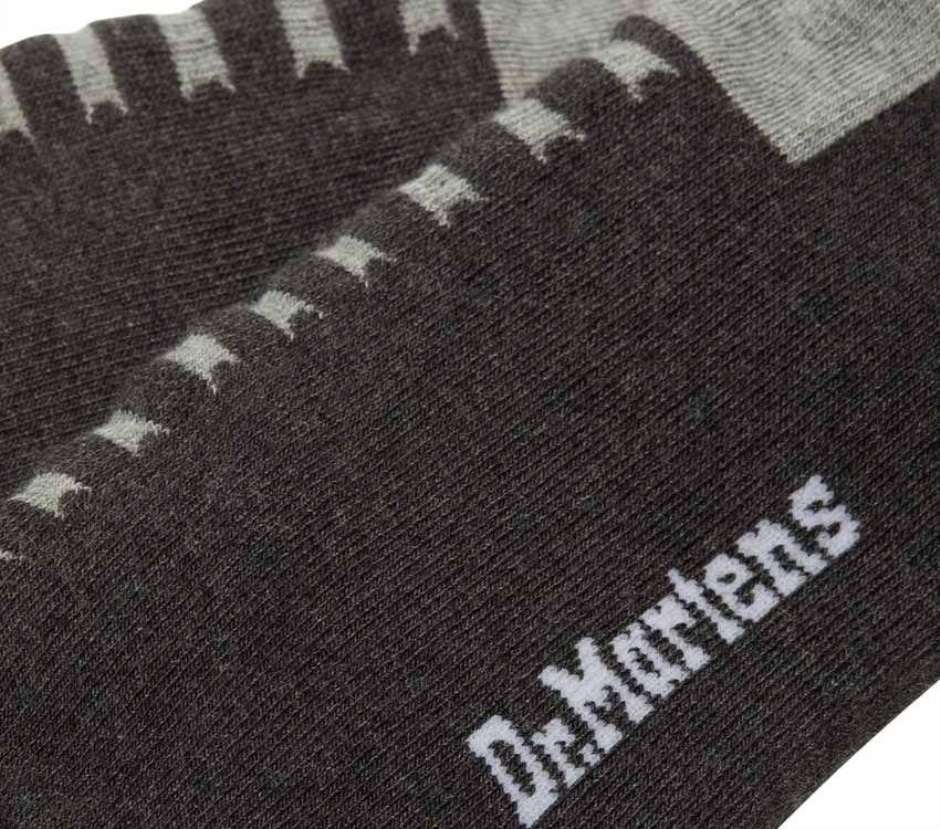 Anthrazit Baumwollmischung Doppelte Doc Socke Dr Martens Schweiz