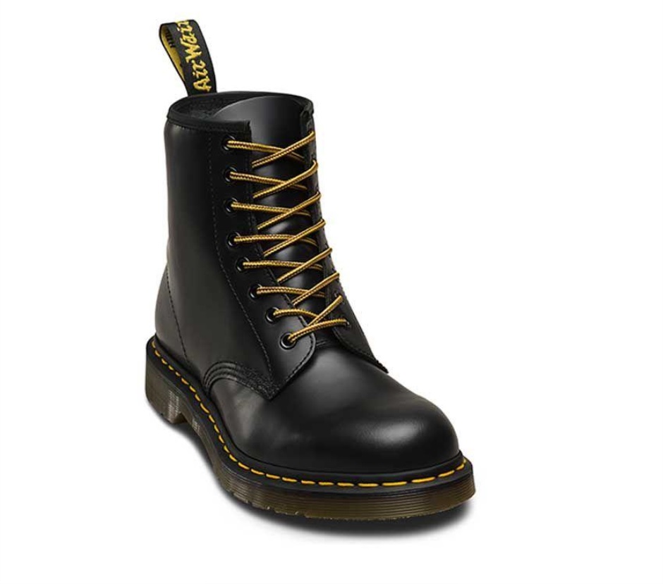 Dr Martens Schweiz Zürich 140cm Runde Senkel (8-10 Loch) Braun/gelb Rund
