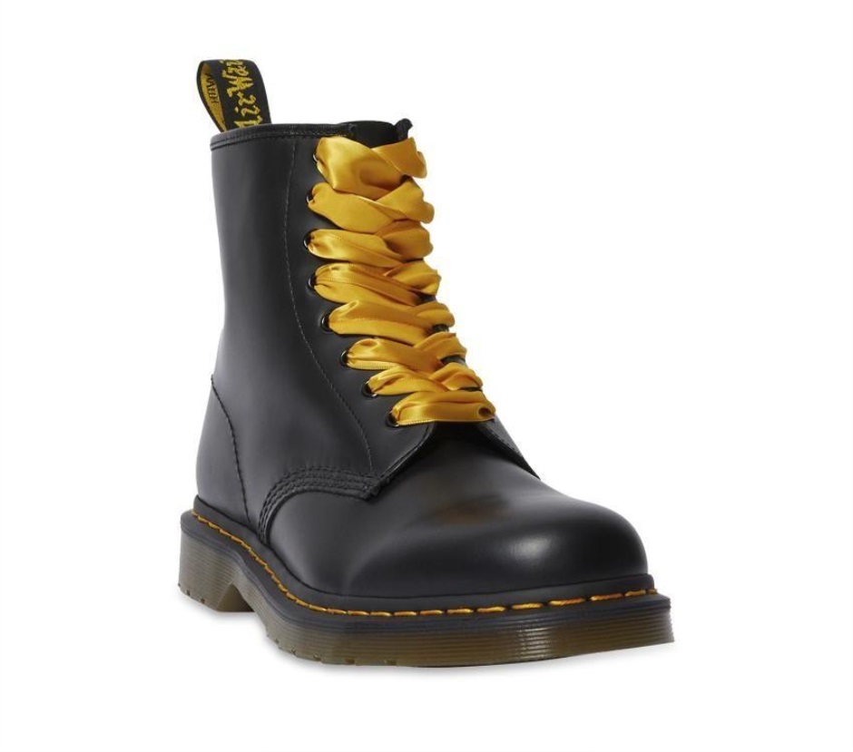 55 Zoll Schnürsenkel (8-10 Öse) Dr. Martens Schweiz Zürich Gelb 100% Tetoron