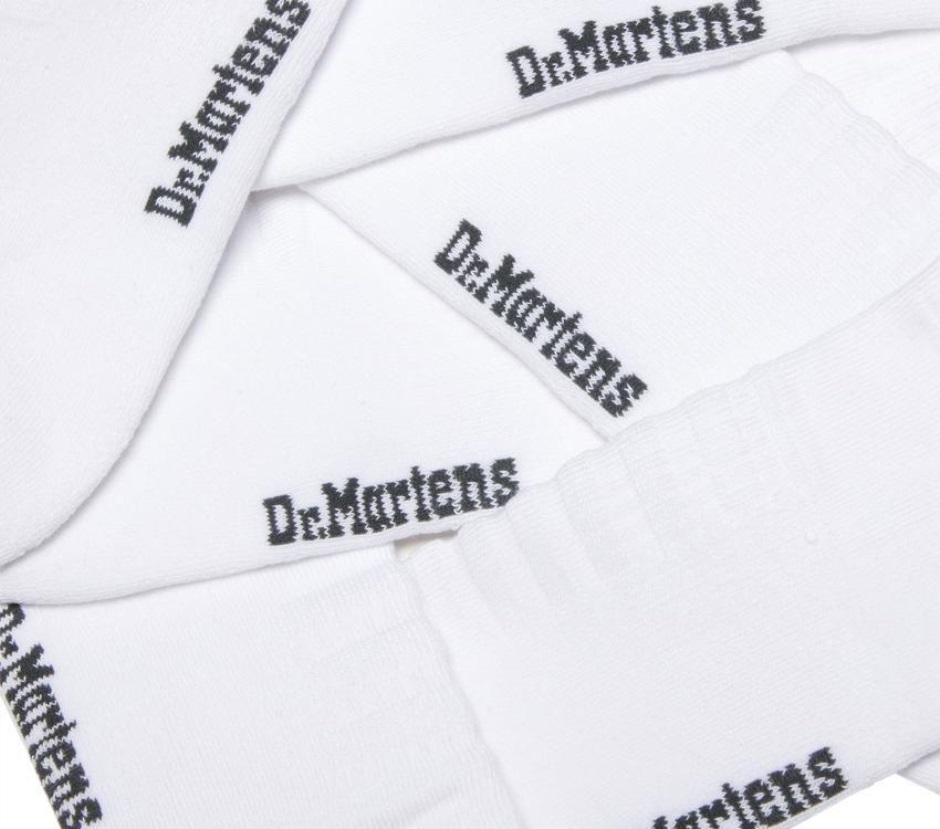 Dr Martens Schweiz Zürich Short Double Doc 3pk White Cotton Blend